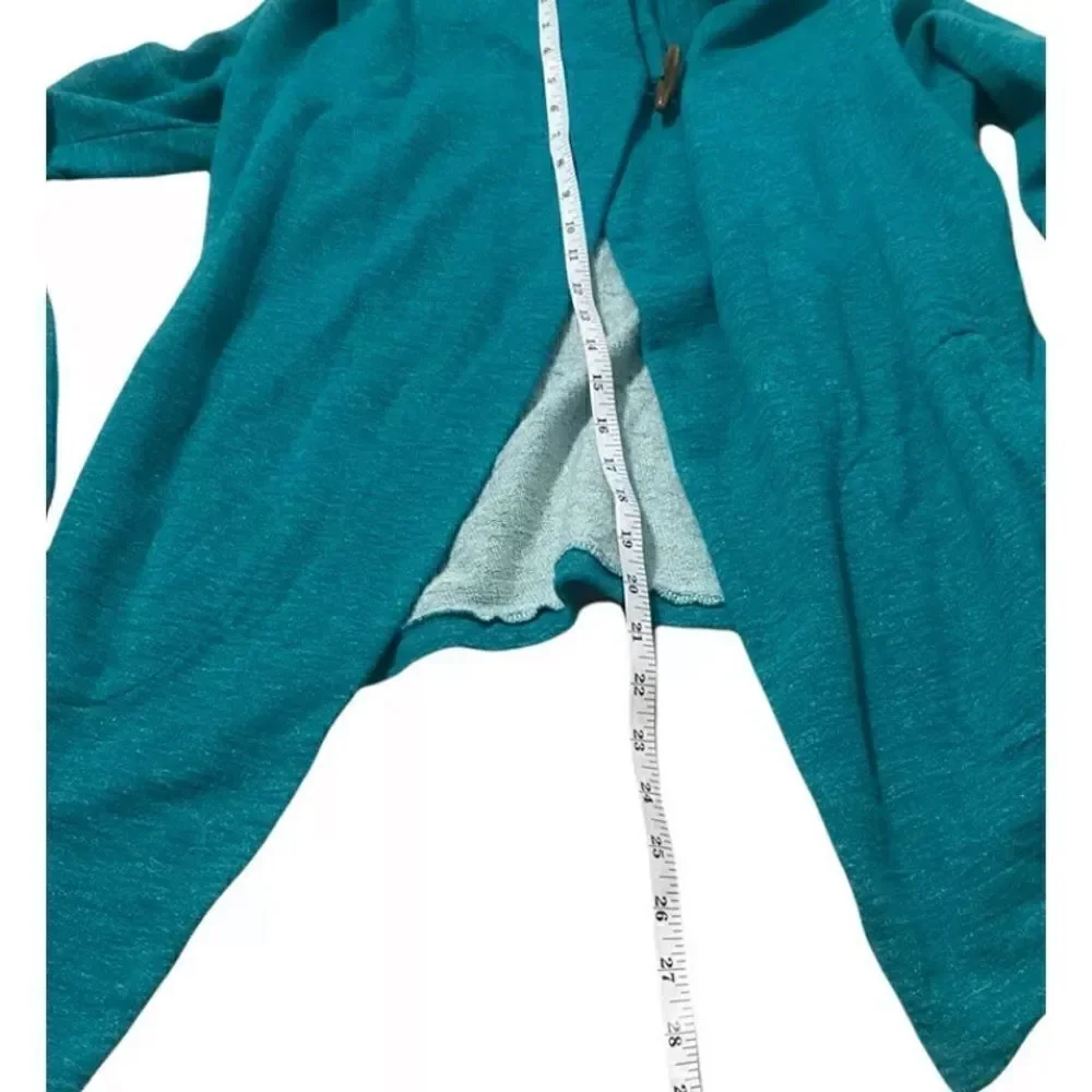 north face crossover wrap cardigan teal beautiful size xs